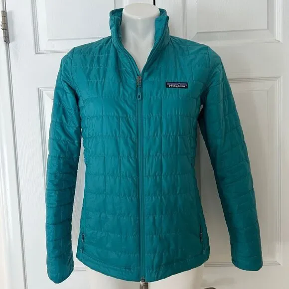 Patagonia Nano Puff Jacket Teal - Picture 1 of 8